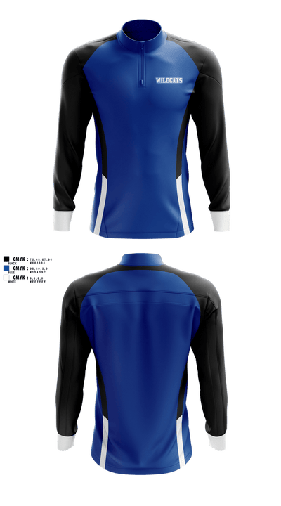 Wildcats 60445689 Quarter Zip Jacket - 1