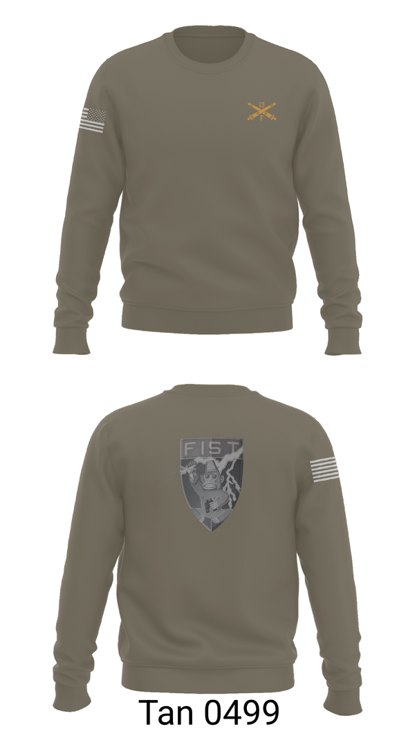 Crew Neck Sweatshirt, HHB 113th FA / FIST, , Teamtime, Team time, sublimation, custom sports apparel, team uniforms, spirit wear, spiritwear, sports uniforms, custom shirts, team store, custom team store, fundraiser sports, apparel fundraiser