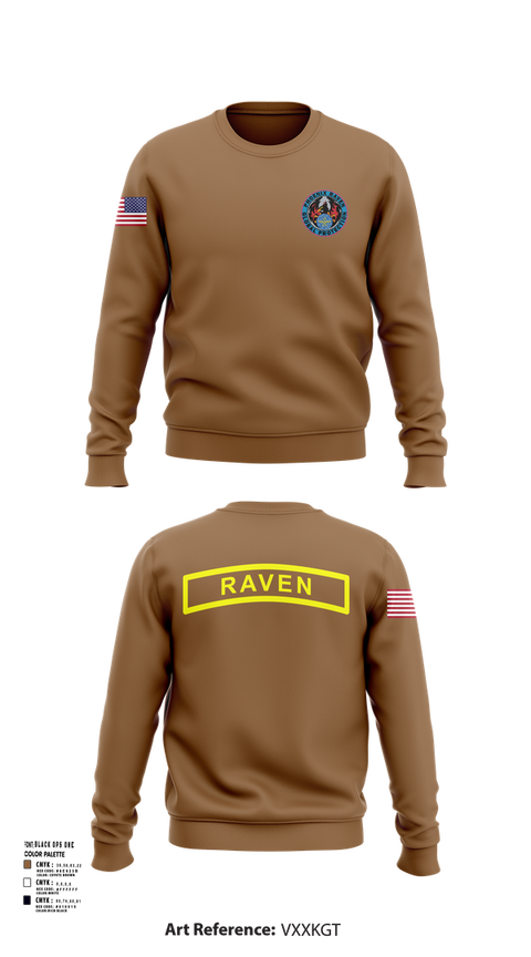 Crew Neck Sweatshirt, Phoenix Raven Instrutor, , Teamtime, Team time, sublimation, custom sports apparel, team uniforms, spirit wear, spiritwear, sports uniforms, custom shirts, team store, custom team store, fundraiser sports, apparel fundraiser