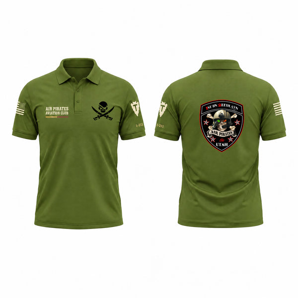 Short Sleeve Performance Polo, 1-211, National Guard, Teamtime, Team time, sublimation, custom sports apparel, team uniforms, spirit wear, spiritwear, sports uniforms, custom shirts, team store, custom team store, fundraiser sports, apparel fundraiser