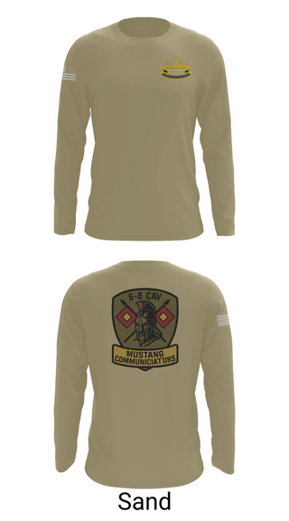 Long Sleeve Performance Shirt, 6-8 CAV, , Teamtime, Team time, sublimation, custom sports apparel, team uniforms, spirit wear, spiritwear, sports uniforms, custom shirts, team store, custom team store, fundraiser sports, apparel fundraiser