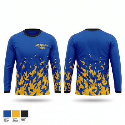 Stringtown Tigers 47698585 Long Sleeve Performance Shirt 2