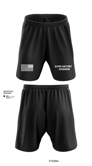Athletic Shorts With Pockets, Alpha Battery - Assassin, , Teamtime, Team time, sublimation, custom sports apparel, team uniforms, spirit wear, spiritwear, sports uniforms, custom shirts, team store, custom team store, fundraiser sports, apparel fundraiser