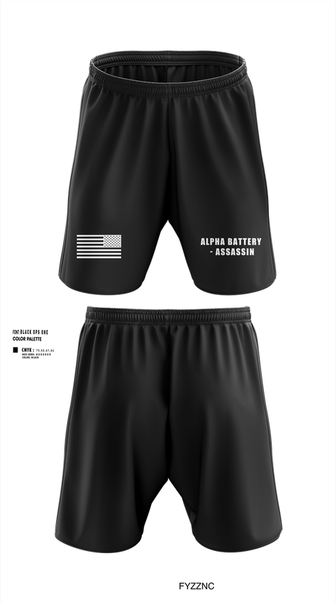 Athletic Shorts With Pockets, Alpha Battery - Assassin, , Teamtime, Team time, sublimation, custom sports apparel, team uniforms, spirit wear, spiritwear, sports uniforms, custom shirts, team store, custom team store, fundraiser sports, apparel fundraiser