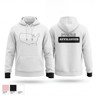 Hoodie, Stars Affiliated, Men's Basketball, Teamtime, Team time, sublimation, custom sports apparel, team uniforms, spirit wear, spiritwear, sports uniforms, custom shirts, team store, custom team store, fundraiser sports, apparel fundraiser