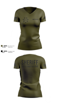 Ray County Sheriff Counter Human Trafficking Task Force Women's Short Sleeve V-neck Shirt - 6