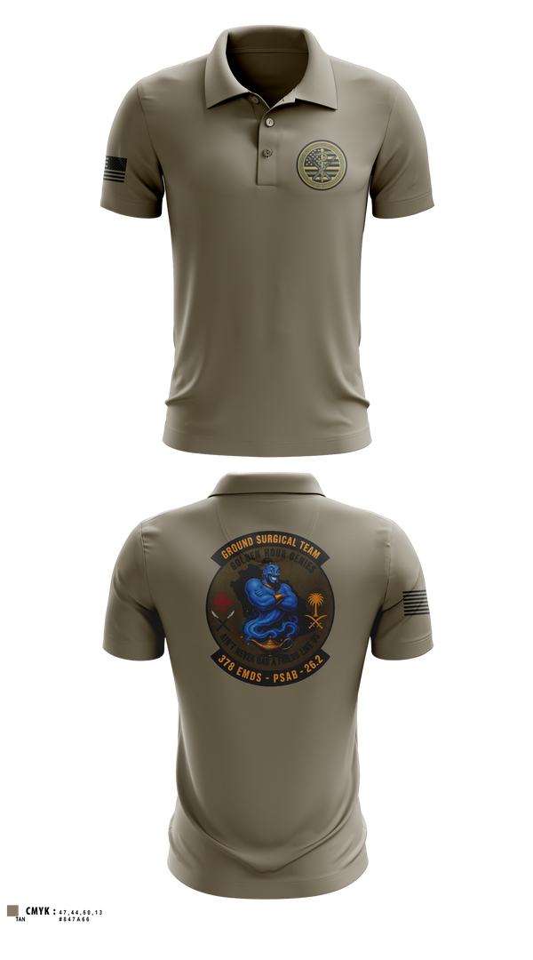 Short Sleeve Performance Polo, 111th Ground Surgical Team, Air Force, Teamtime, Team time, sublimation, custom sports apparel, team uniforms, spirit wear, spiritwear, sports uniforms, custom shirts, team store, custom team store, fundraiser sports, apparel fundraiser