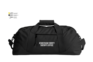 Duffle Bag, KEWEENAW COUNTY SHERIFFS OFFICE, Police, Teamtime, Team time, sublimation, custom sports apparel, team uniforms, spirit wear, spiritwear, sports uniforms, custom shirts, team store, custom team store, fundraiser sports, apparel fundraiser