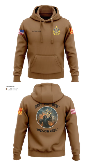 Hoodie, HHB, 31st ADA BDE, , Teamtime, Team time, sublimation, custom sports apparel, team uniforms, spirit wear, spiritwear, sports uniforms, custom shirts, team store, custom team store, fundraiser sports, apparel fundraiser