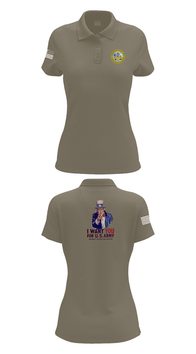 US Army I Want You 76454793 Women's Short Sleeve Performance Polo  - 75
