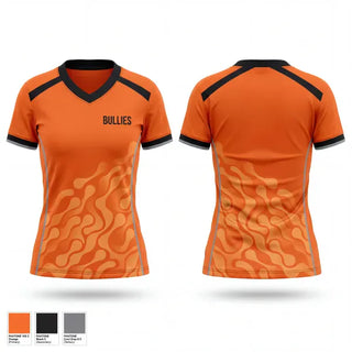 Womens Short Sleeve Vneck Shirt, Bullies, Baseball, Teamtime, Team time, sublimation, custom sports apparel, team uniforms, spirit wear, spiritwear, sports uniforms, custom shirts, team store, custom team store, fundraiser sports, apparel fundraiser