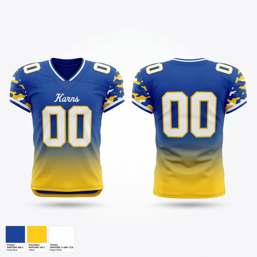 Football Jersey, Karns, , Teamtime, Team time, sublimation, custom sports apparel, team uniforms, spirit wear, spiritwear, sports uniforms, custom shirts, team store, custom team store, fundraiser sports, apparel fundraiser