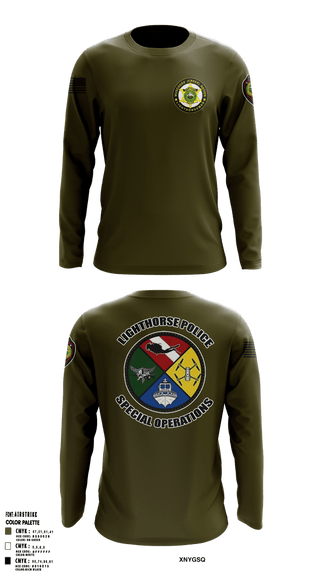 Long Sleeve Performance Shirt, Muscogee Nation Special Operations, , Teamtime, Team time, sublimation, custom sports apparel, team uniforms, spirit wear, spiritwear, sports uniforms, custom shirts, team store, custom team store, fundraiser sports, apparel fundraiser