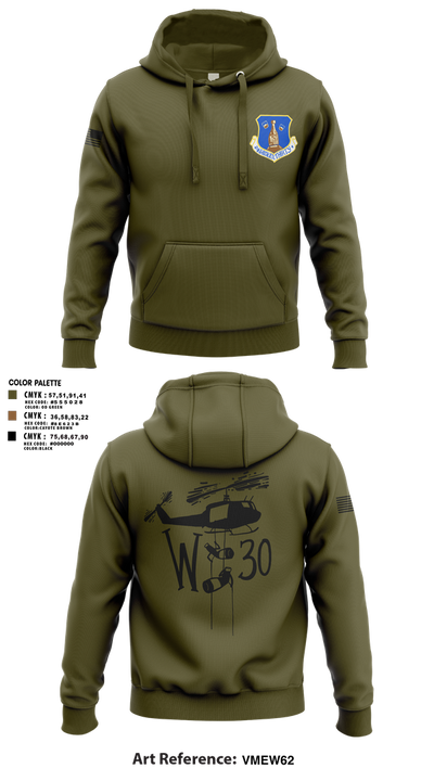 145th LRS/LGVM 93307873 Hoodie - 1