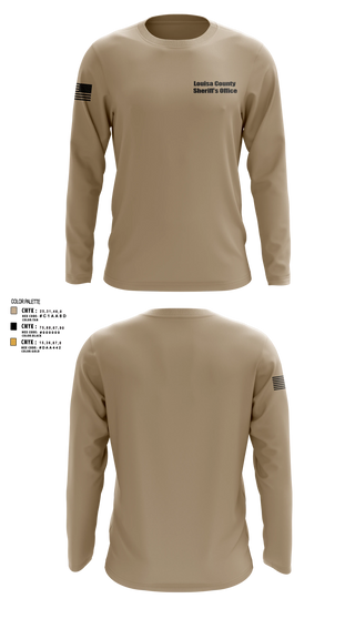 Long Sleeve Performance Shirt, Louisa County Sheriff's Office, Police, Teamtime, Team time, sublimation, custom sports apparel, team uniforms, spirit wear, spiritwear, sports uniforms, custom shirts, team store, custom team store, fundraiser sports, apparel fundraiser