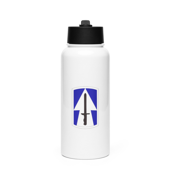 76th IBCT 84718012 Stainless Steel Water Bottle with a Straw Lid