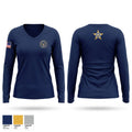 Nevada state police Women's Long Sleeve V-neck Shirt - 1