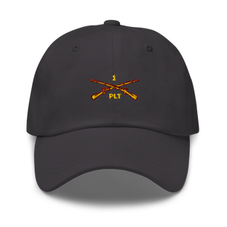 1st PLT B Co 1-173IN 18514147 Classic Dad Hat | Yupoong 6245CM