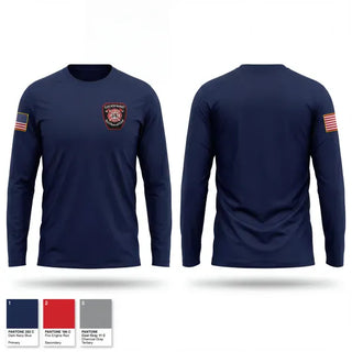 Long Sleeve Performance Shirt, Elko New Market FD, Fire Department, Teamtime, Team time, sublimation, custom sports apparel, team uniforms, spirit wear, spiritwear, sports uniforms, custom shirts, team store, custom team store, fundraiser sports, apparel fundraiser