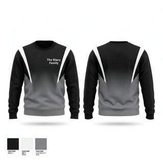 Crew Neck Sweatshirt, The Stacy Family, E-Sports, Teamtime, Team time, sublimation, custom sports apparel, team uniforms, spirit wear, spiritwear, sports uniforms, custom shirts, team store, custom team store, fundraiser sports, apparel fundraiser