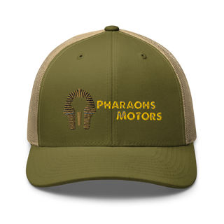 Pharaohs motors Retro Trucker Hat | Yupoong 6606