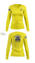 Extractors 11007960 Women's Long Sleeve V-neck Shirt - 21