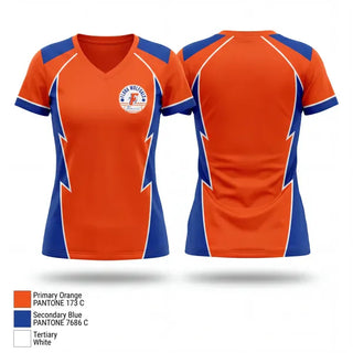 Womens Short Sleeve Vneck Shirt, Flora High School Tennis, Tennis, Teamtime, Team time, sublimation, custom sports apparel, team uniforms, spirit wear, spiritwear, sports uniforms, custom shirts, team store, custom team store, fundraiser sports, apparel fundraiser