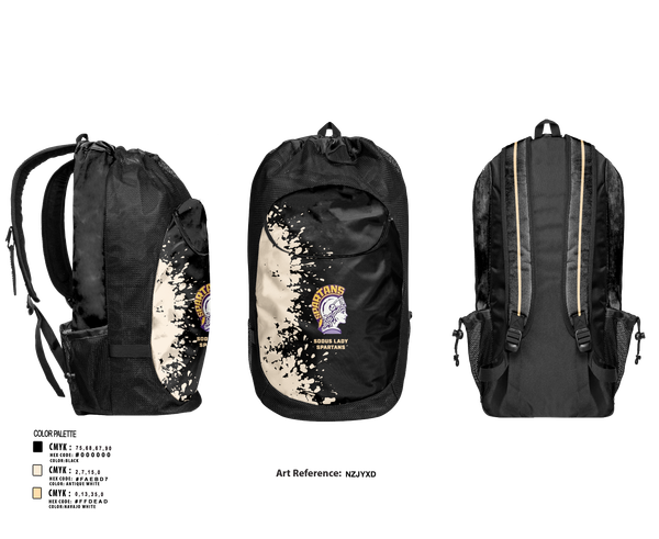 Gear Bag, Sodus lady spartans, Women's Soccer, Teamtime, Team time, sublimation, custom sports apparel, team uniforms, spirit wear, spiritwear, sports uniforms, custom shirts, team store, custom team store, fundraiser sports, apparel fundraiser