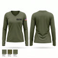 Rutherford County Sheriff’s Office Women's Long Sleeve V-neck Shirt - 1