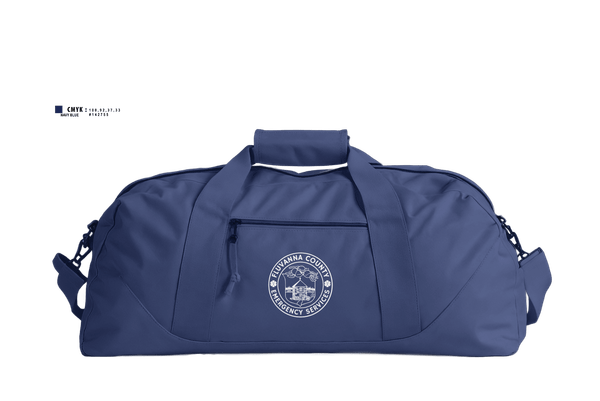 Duffle Bag, Fluvanna county emergency services, EMS/EMT, Teamtime, Team time, sublimation, custom sports apparel, team uniforms, spirit wear, spiritwear, sports uniforms, custom shirts, team store, custom team store, fundraiser sports, apparel fundraiser