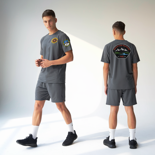 Old School Cotton Feel Shirt, Marine Corps Mountain Warfare Training Center Fire Department, , Teamtime, Team time, sublimation, custom sports apparel, team uniforms, spirit wear, spiritwear, sports uniforms, custom shirts, team store, custom team store, fundraiser sports, apparel fundraiser