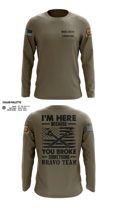 1/204th ADA 3113365 Long Sleeve Performance Shirt 27