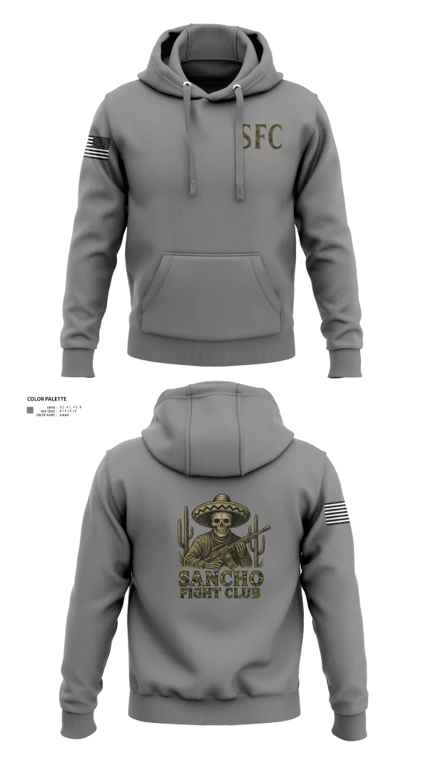 Hoodie, Sancho Fight Club, , Teamtime, Team time, sublimation, custom sports apparel, team uniforms, spirit wear, spiritwear, sports uniforms, custom shirts, team store, custom team store, fundraiser sports, apparel fundraiser