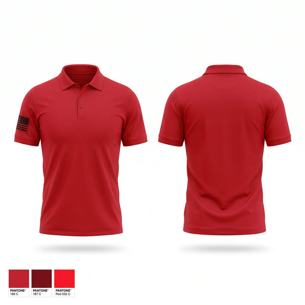 Short Sleeve Performance Polo, 124 ATKS, Air Force, Teamtime, Team time, sublimation, custom sports apparel, team uniforms, spirit wear, spiritwear, sports uniforms, custom shirts, team store, custom team store, fundraiser sports, apparel fundraiser