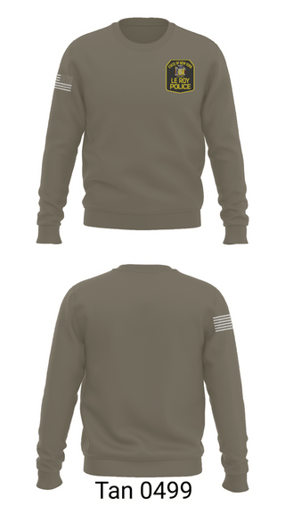 Crew Neck Sweatshirt, LE ROY POLICE DEPARTMENT, Police, Teamtime, Team time, sublimation, custom sports apparel, team uniforms, spirit wear, spiritwear, sports uniforms, custom shirts, team store, custom team store, fundraiser sports, apparel fundraiser