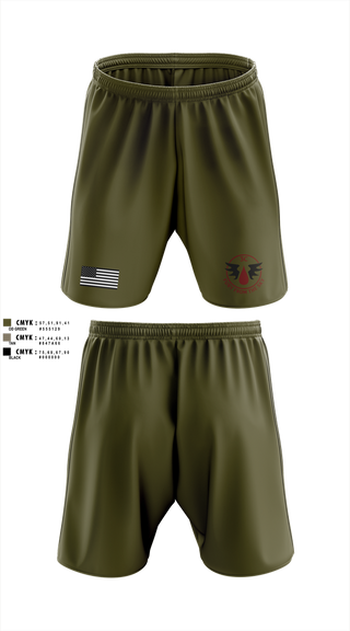 Athletic Shorts With Pockets, CCo, 1-508PIR (OG), Army, Teamtime, Team time, sublimation, custom sports apparel, team uniforms, spirit wear, spiritwear, sports uniforms, custom shirts, team store, custom team store, fundraiser sports, apparel fundraiser