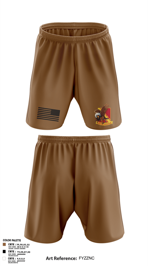 Athletic Shorts With Pockets, Alpha Battery 5-52 BN, , Teamtime, Team time, sublimation, custom sports apparel, team uniforms, spirit wear, spiritwear, sports uniforms, custom shirts, team store, custom team store, fundraiser sports, apparel fundraiser