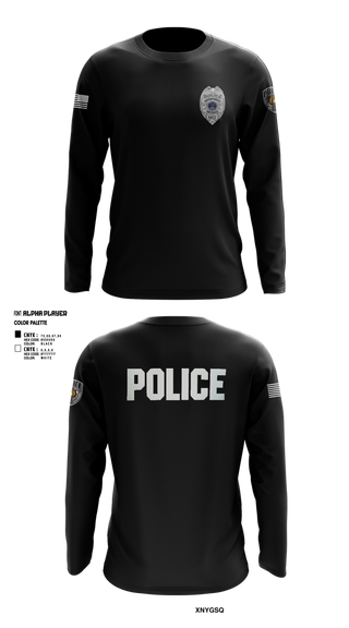 Long Sleeve Performance Shirt, Neosho Police, Police, Teamtime, Team time, sublimation, custom sports apparel, team uniforms, spirit wear, spiritwear, sports uniforms, custom shirts, team store, custom team store, fundraiser sports, apparel fundraiser