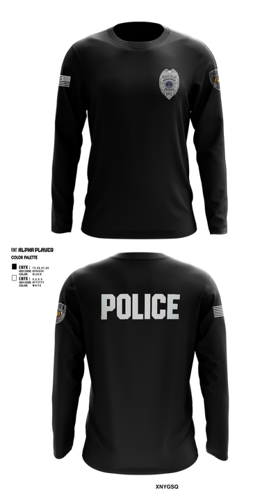 Neosho Police 57078695 Long Sleeve Performance Shirt 1