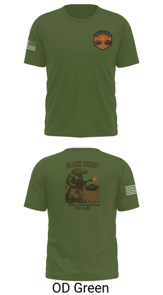 Old School Cotton Feel Shirt, 4th Assault Amphibian Battalion, Company B, , Teamtime, Team time, sublimation, custom sports apparel, team uniforms, spirit wear, spiritwear, sports uniforms, custom shirts, team store, custom team store, fundraiser sports, apparel fundraiser