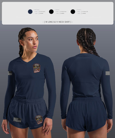 Holly Springs Police Department 98062280 Women's Long Sleeve V-neck Shirt - 1