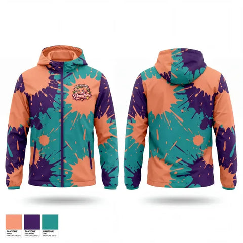 Windbreaker, Pike County Peaches, Softball, Teamtime, Team time, sublimation, custom sports apparel, team uniforms, spirit wear, spiritwear, sports uniforms, custom shirts, team store, custom team store, fundraiser sports, apparel fundraiser