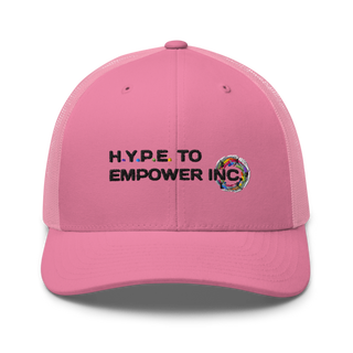 H.Y.P.E. to Empower, Inc. Retro Trucker Hat | Yupoong 6606