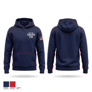 Hoodie, City Of Greer FD, Fire Department, Teamtime, Team time, sublimation, custom sports apparel, team uniforms, spirit wear, spiritwear, sports uniforms, custom shirts, team store, custom team store, fundraiser sports, apparel fundraiser
