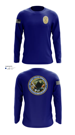 Long Sleeve Performance Shirt, Key West Police Department, , Teamtime, Team time, sublimation, custom sports apparel, team uniforms, spirit wear, spiritwear, sports uniforms, custom shirts, team store, custom team store, fundraiser sports, apparel fundraiser