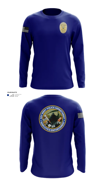 Key West Police Department 73873971 Long Sleeve Performance Shirt 21