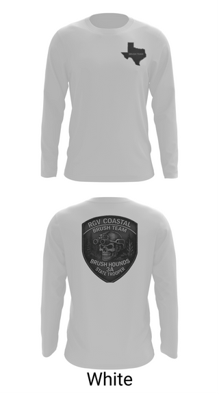 Long Sleeve Performance Shirt, RGV COASTAL BRUSH TEAM, Police, Teamtime, Team time, sublimation, custom sports apparel, team uniforms, spirit wear, spiritwear, sports uniforms, custom shirts, team store, custom team store, fundraiser sports, apparel fundraiser