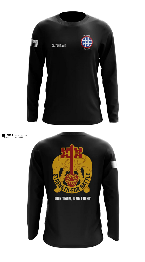 Long Sleeve Performance Shirt, 373rd CSSB, Army, Teamtime, Team time, sublimation, custom sports apparel, team uniforms, spirit wear, spiritwear, sports uniforms, custom shirts, team store, custom team store, fundraiser sports, apparel fundraiser