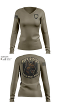 525th MWD DET 63817559 Women's Long Sleeve V-neck Shirt - 25