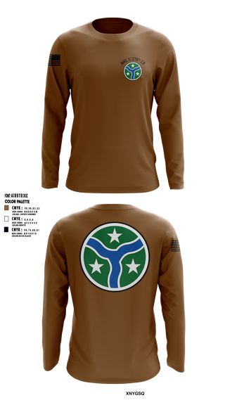 Long Sleeve Performance Shirt, HHC 278TH CR, National Guard, Teamtime, Team time, sublimation, custom sports apparel, team uniforms, spirit wear, spiritwear, sports uniforms, custom shirts, team store, custom team store, fundraiser sports, apparel fundraiser